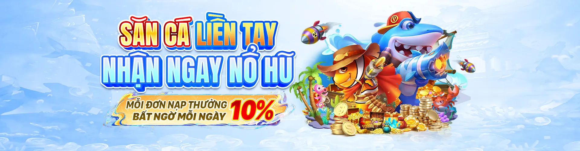 Thế giới bắn cá 88now sôi động với các loài cá đầy màu sắc và kho báu